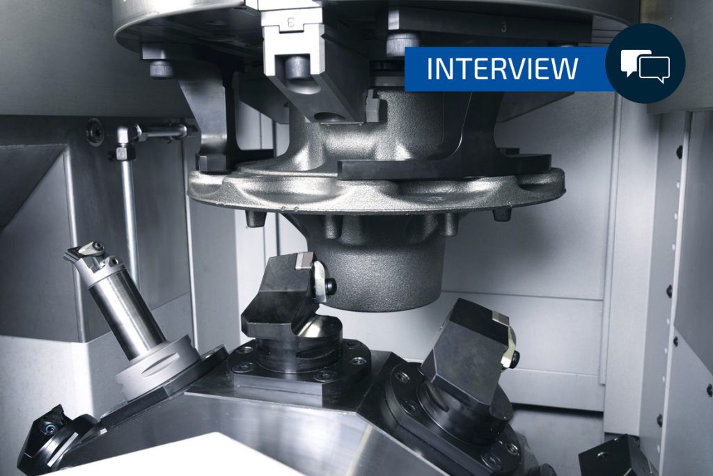 Precision, process reliability and efficiency when turning large components